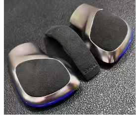 Brushed aluminium Shift Knob with satin silver finish and OEM-style design.