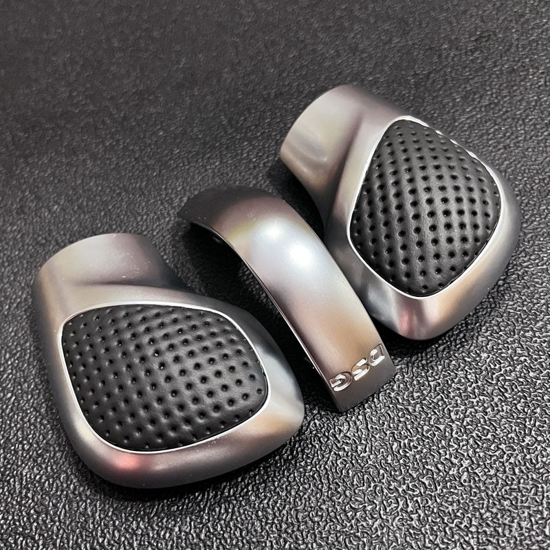 Volkswagen Perforated Leather DSG SHIFT KNOB COVER (Silver)