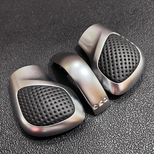 Volkswagen Perforated Leather DSG SHIFT KNOB COVER (Silver)