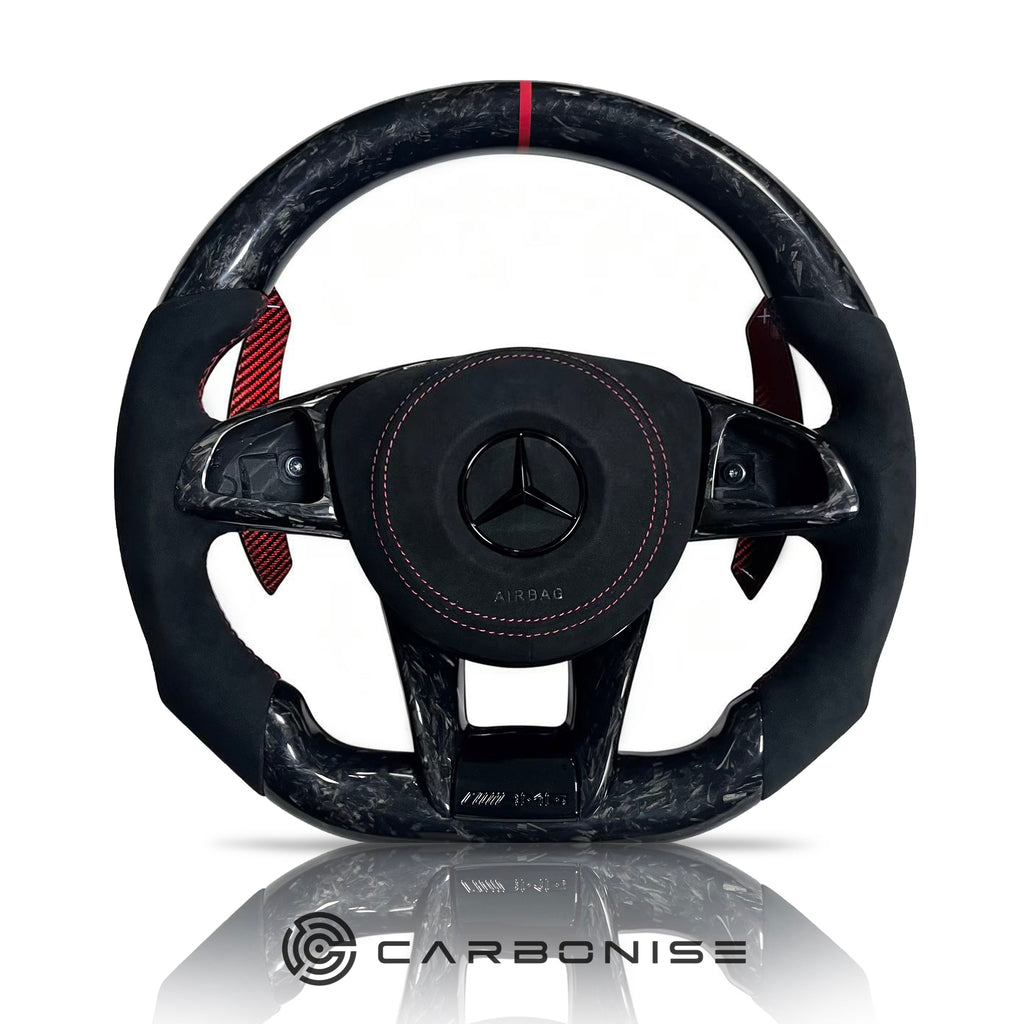 Mercedes-Benz Steering Wheel (Forged Carbon Fiber+Alcantara) &4
