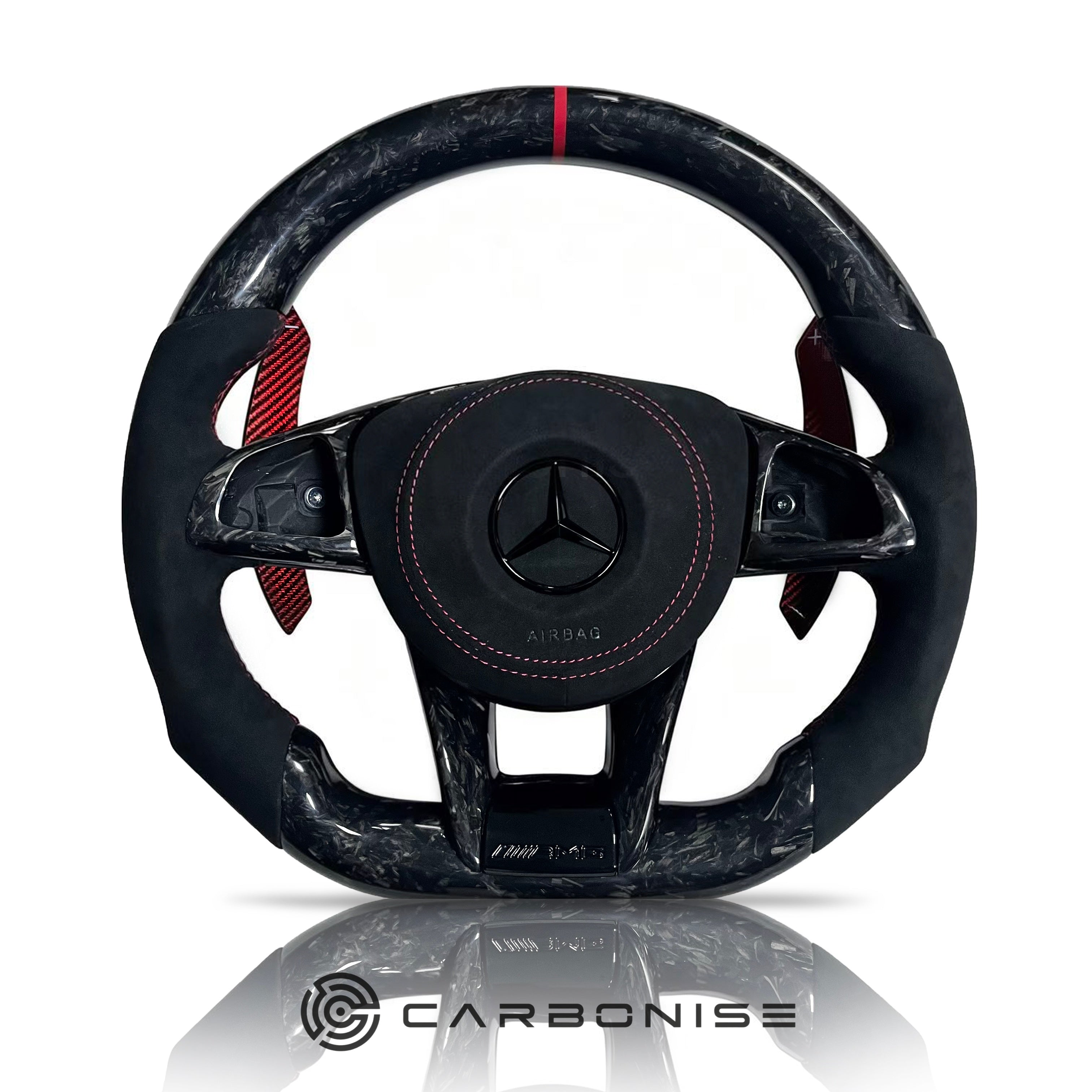 Mercedes-Benz Steering Wheel (Forged Carbon Fiber+Alcantara) &4