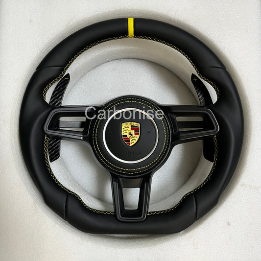 Porsche Steering Wheel (Smooth Leather) @14