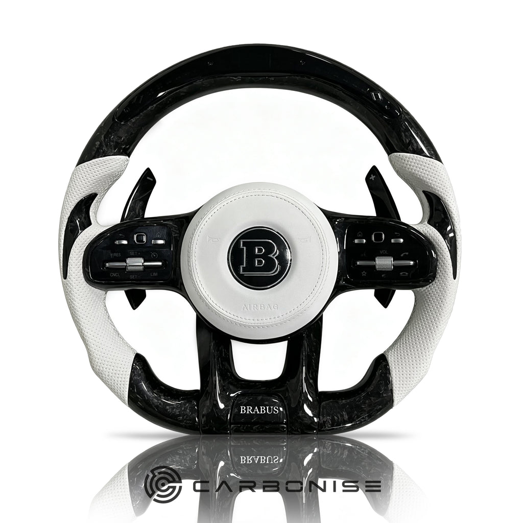 Mercedes-Benz Steering Wheel (Forged Carbon Fiber+Perforated Leather) #38