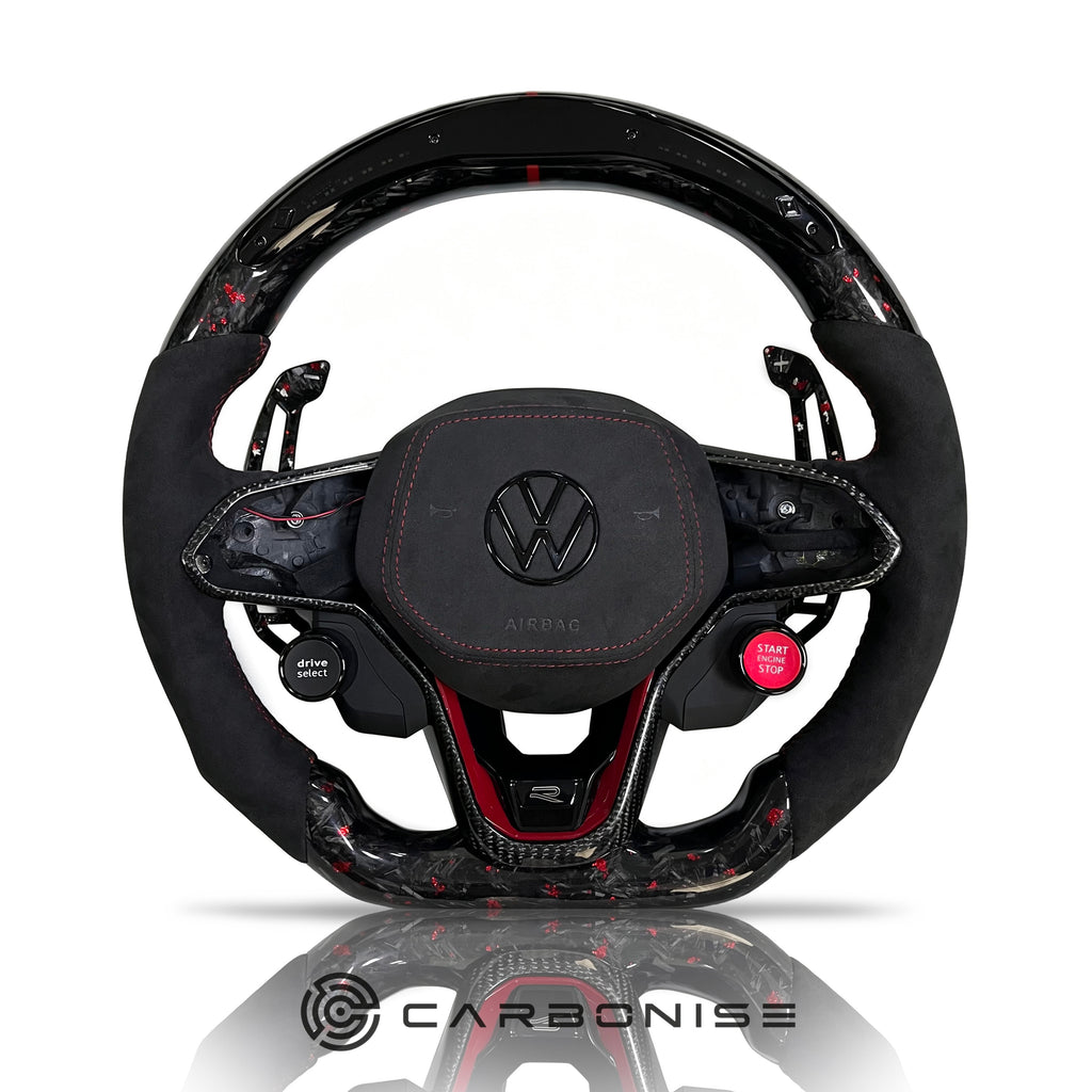 Volkswagen Golf Steering Wheel (Forged Carbon Fiber+Alcantara) #28