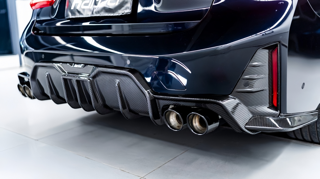Karbel-Dry Carbon Fiber Rear Diffuser for BMW 3 Series G20 G21 330i M340i LCI 2023-Onwards