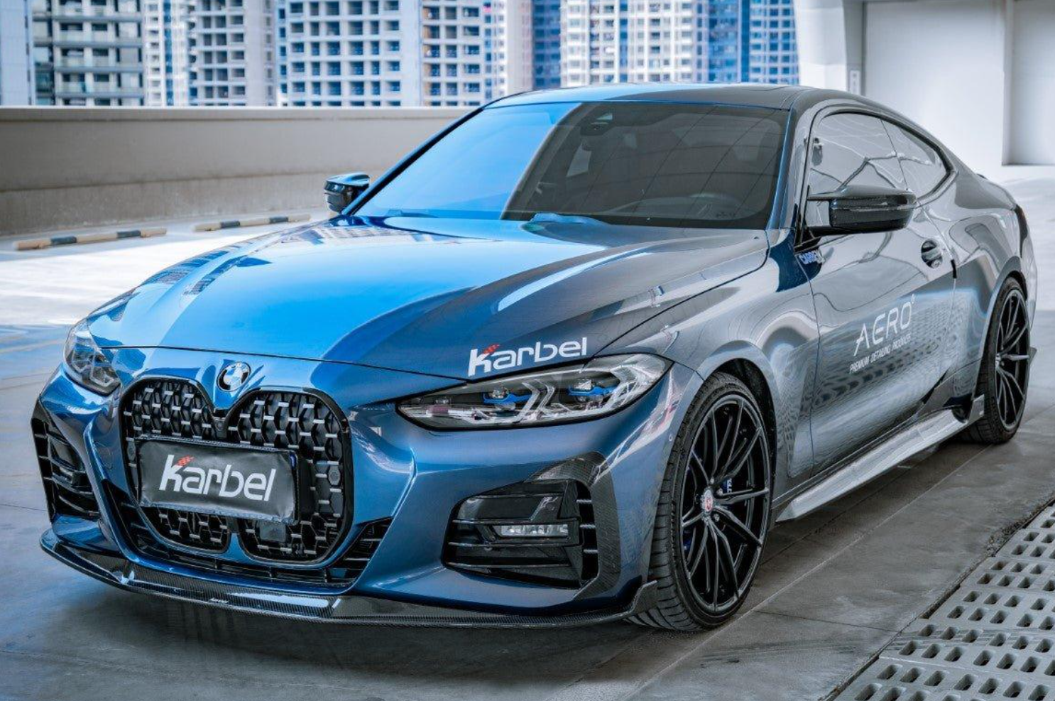 Karbel-Dry Carbon Fiber Front Lip for BMW 4 Series G22 G23 430i M440i