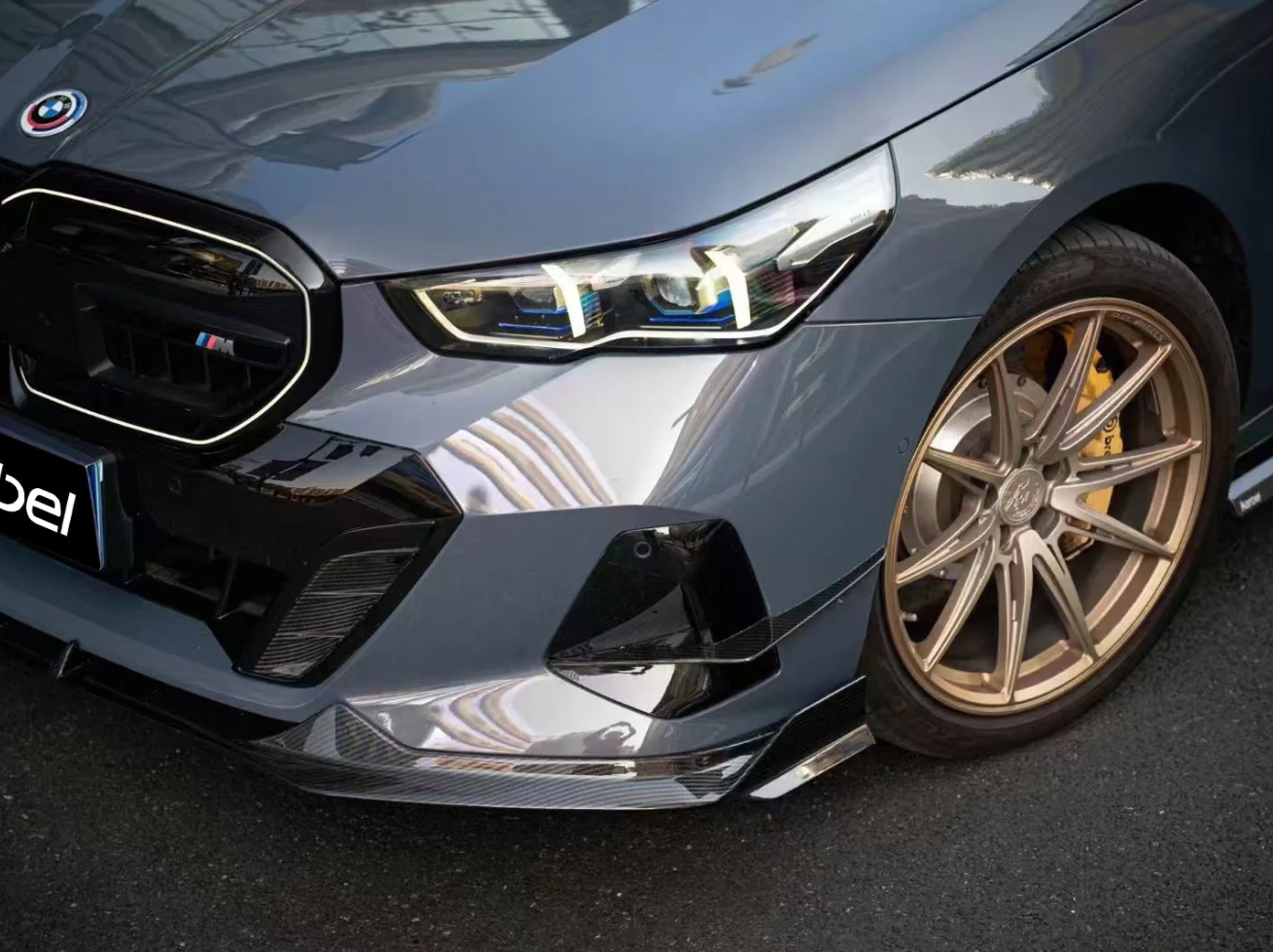 Karbel-Dry Carbon Fiber Front Bumper Grill Trim for BMW i5 xDrive40/M60 & 540i/550e xDrive G60 G61