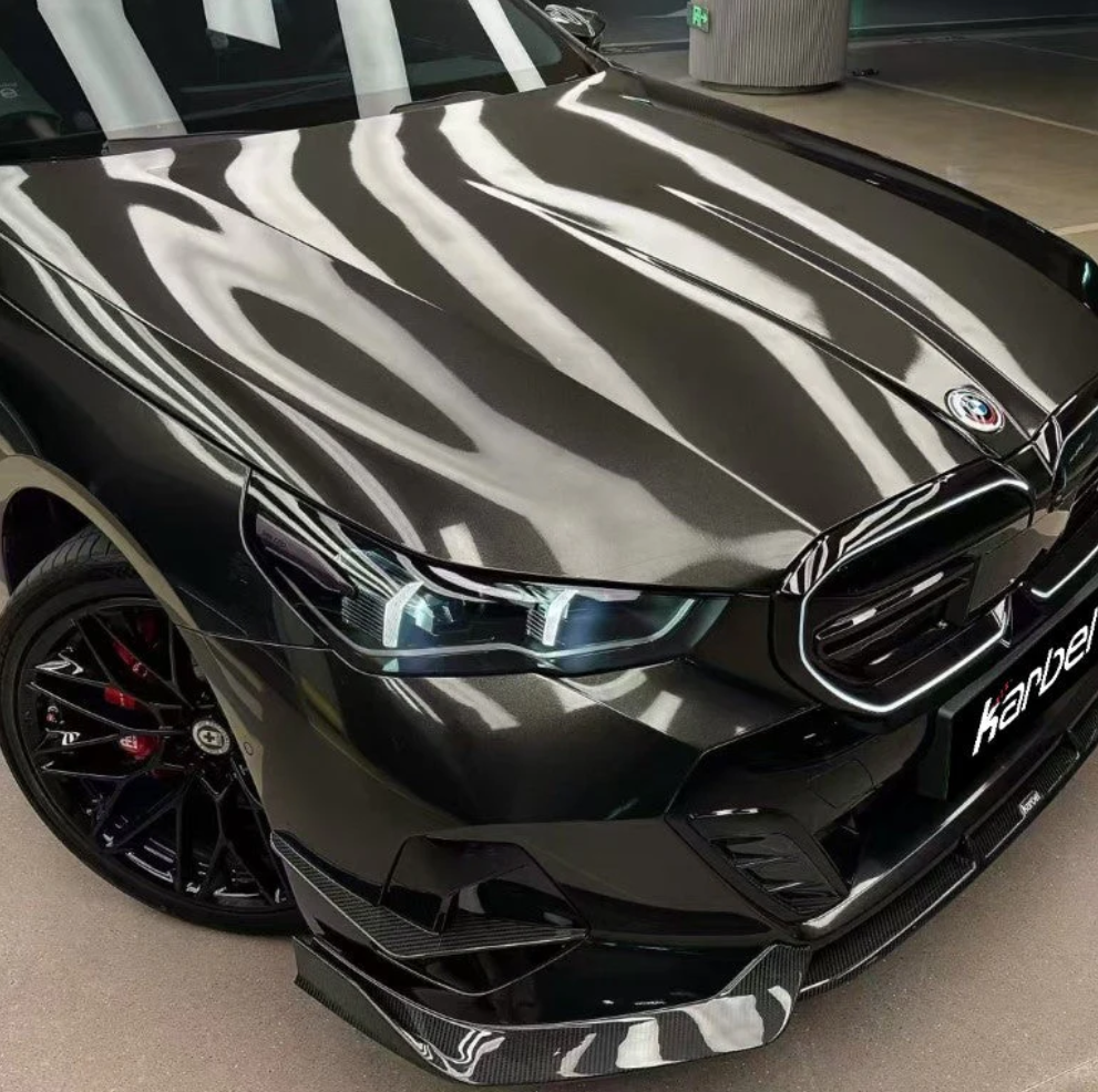 Karbel-Dry Carbon Fiber V2 Front Lip for BMW i5 xDrive40/eDrive40/M60 & 540i/530i/550e xDrive G60/61