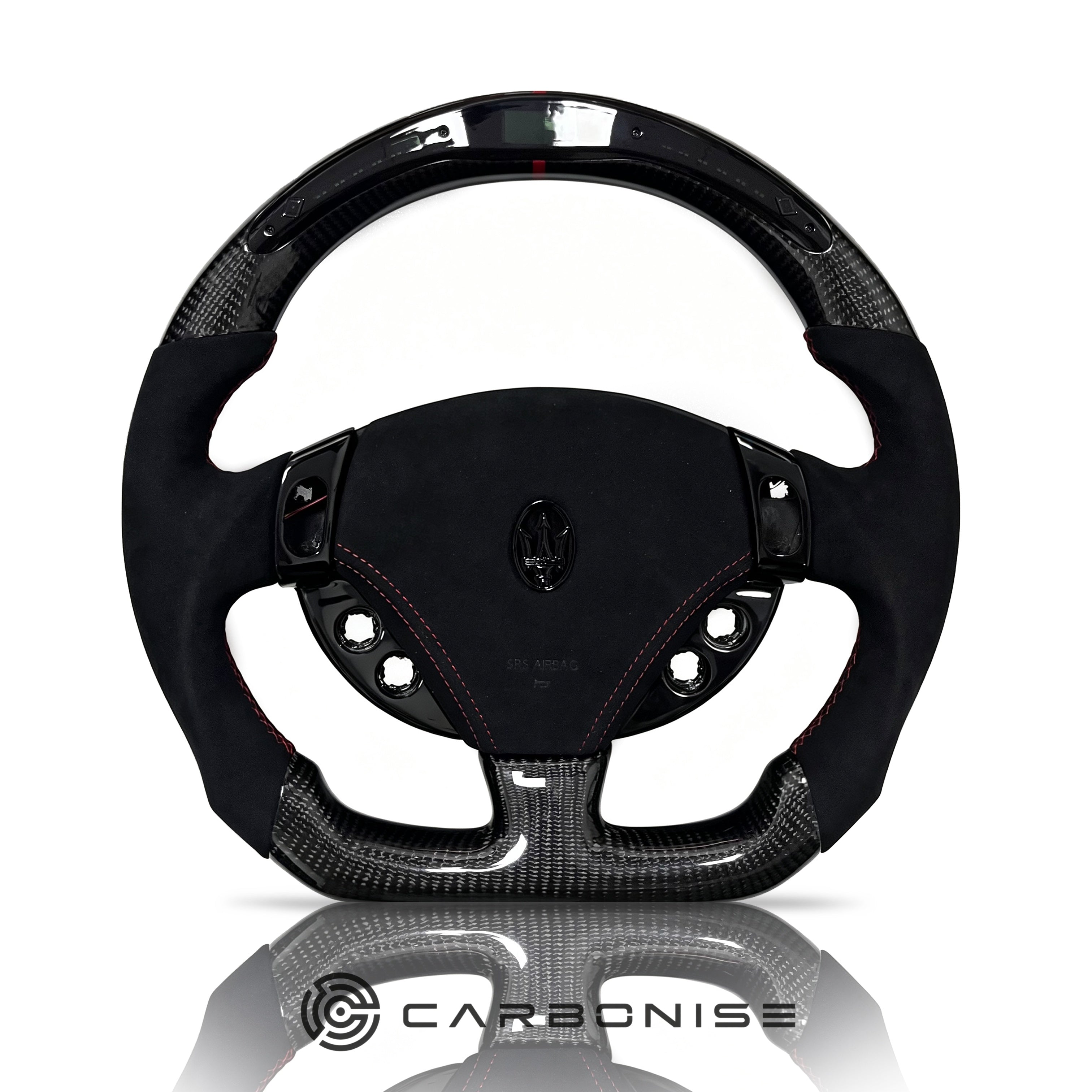 Maserati Steering Wheel (Carbon Fiber+Alcantara) #02
