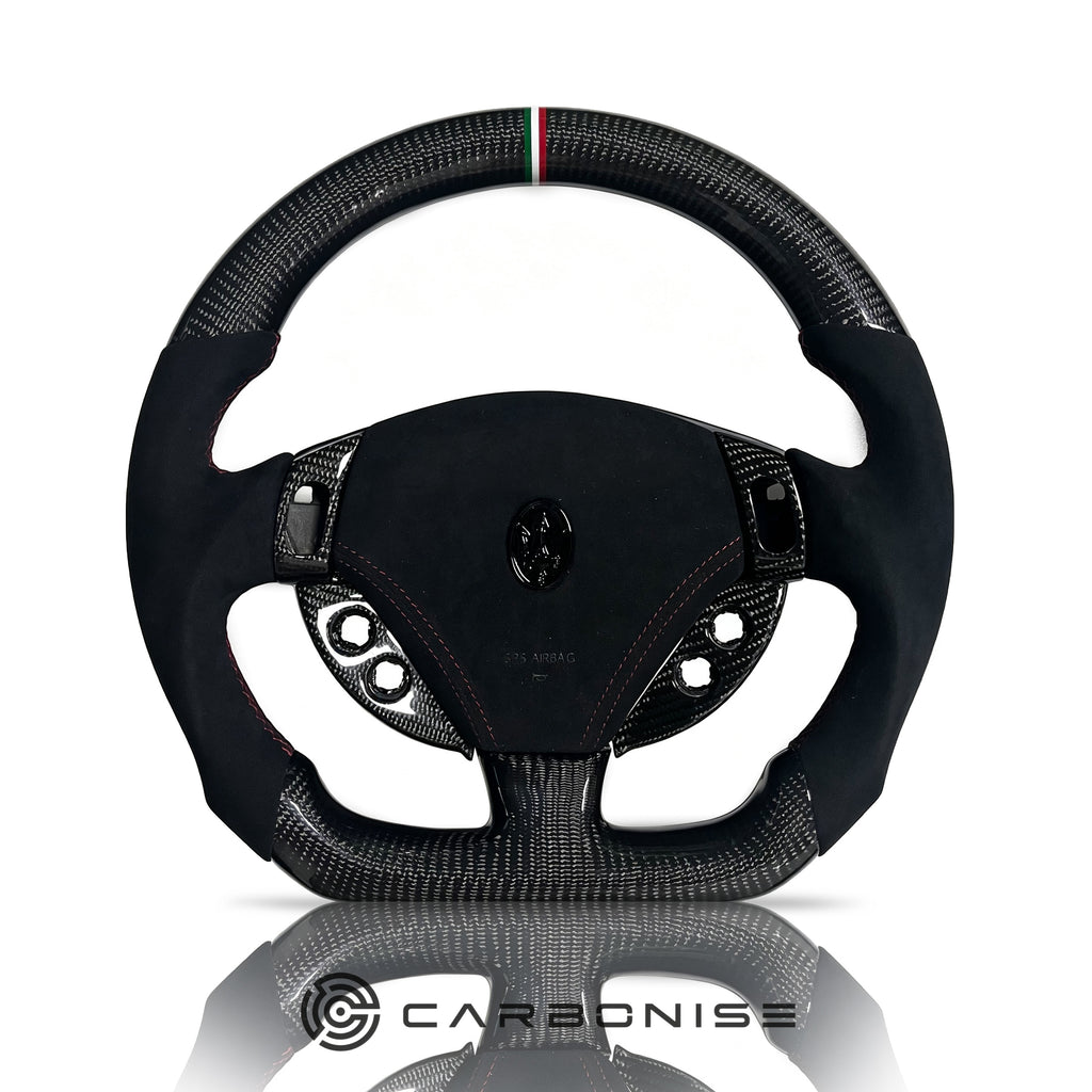 Maserati Steering Wheel (Carbon Fiber+Alcantara) #03