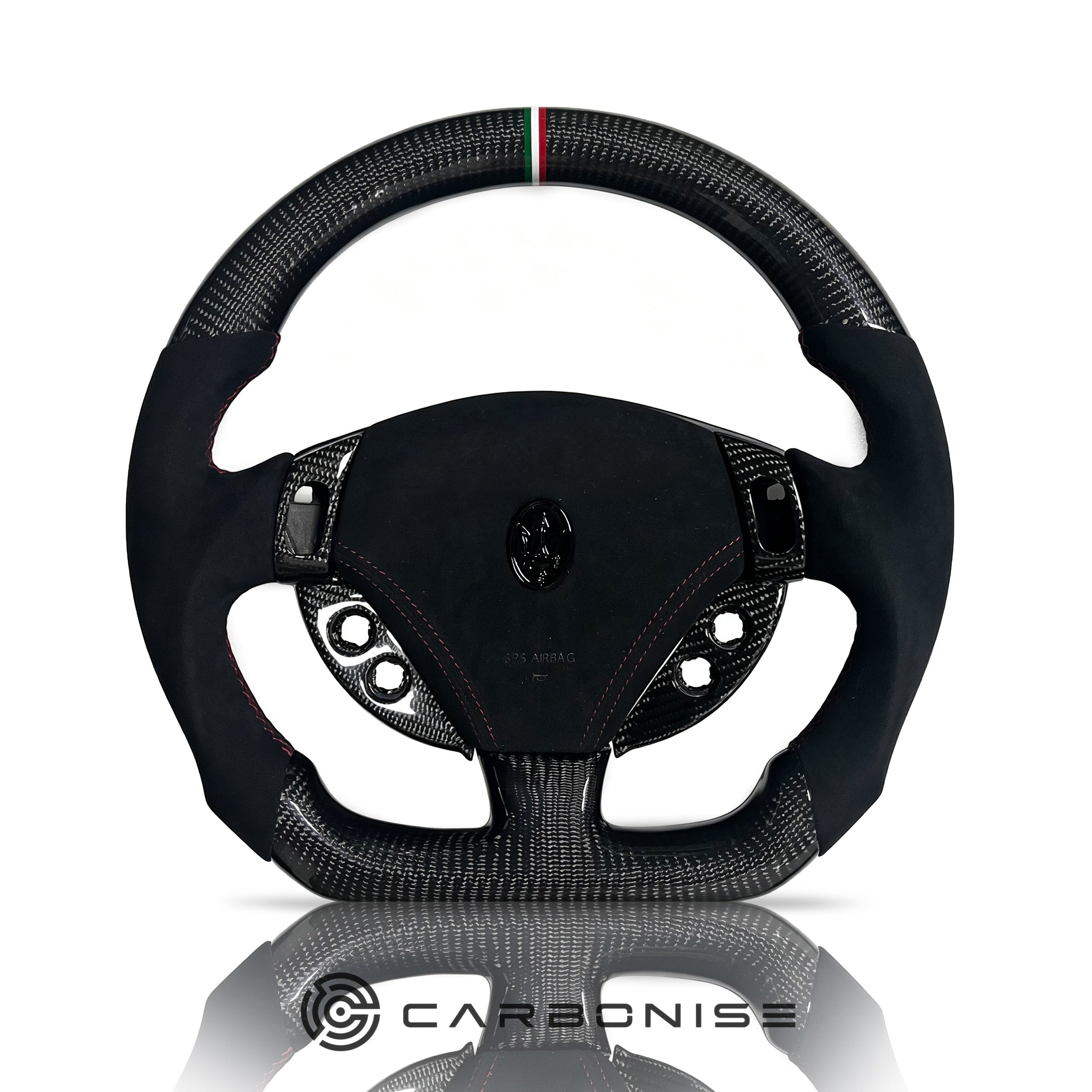 Maserati Steering Wheel (Carbon Fiber+Alcantara) #03