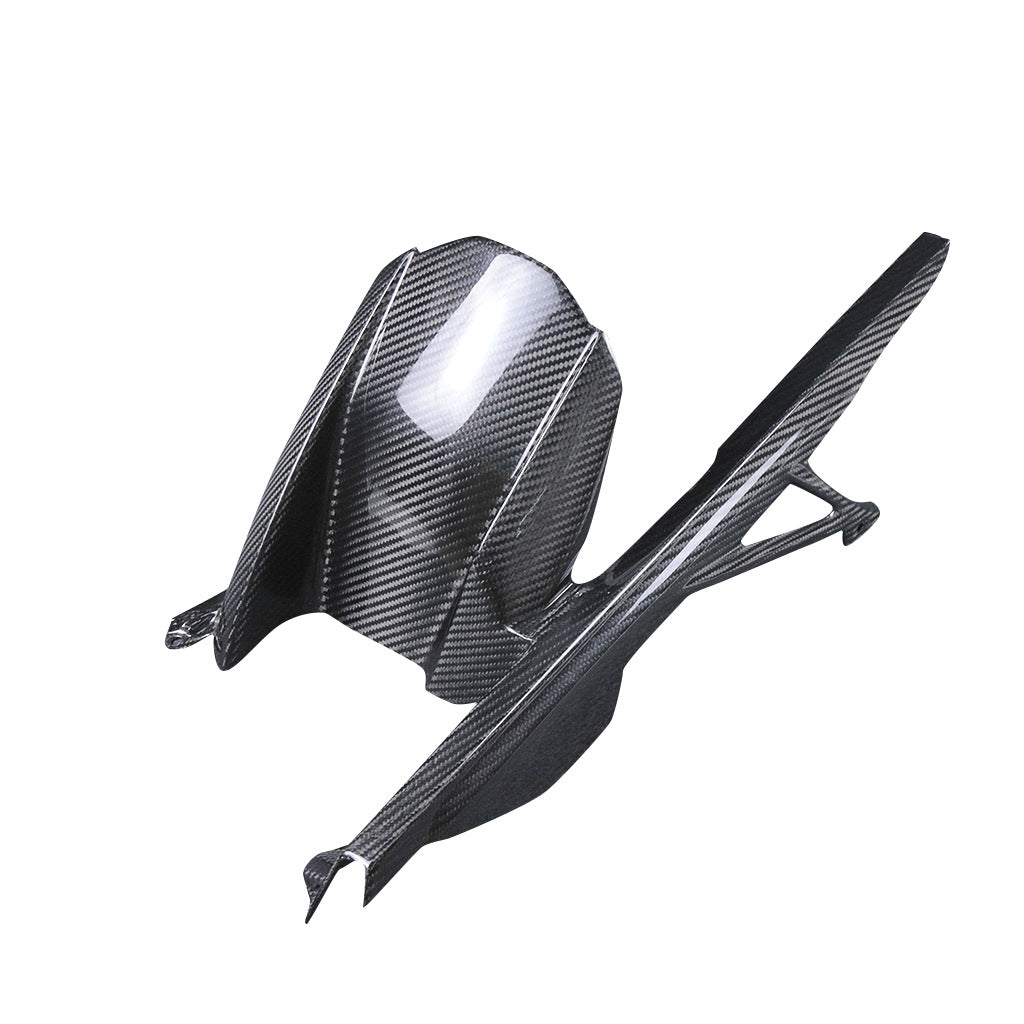 S1000RR 2023+ (Rear Fender Splash Chain MudGuard Rear Hugger) Dry Carbon
