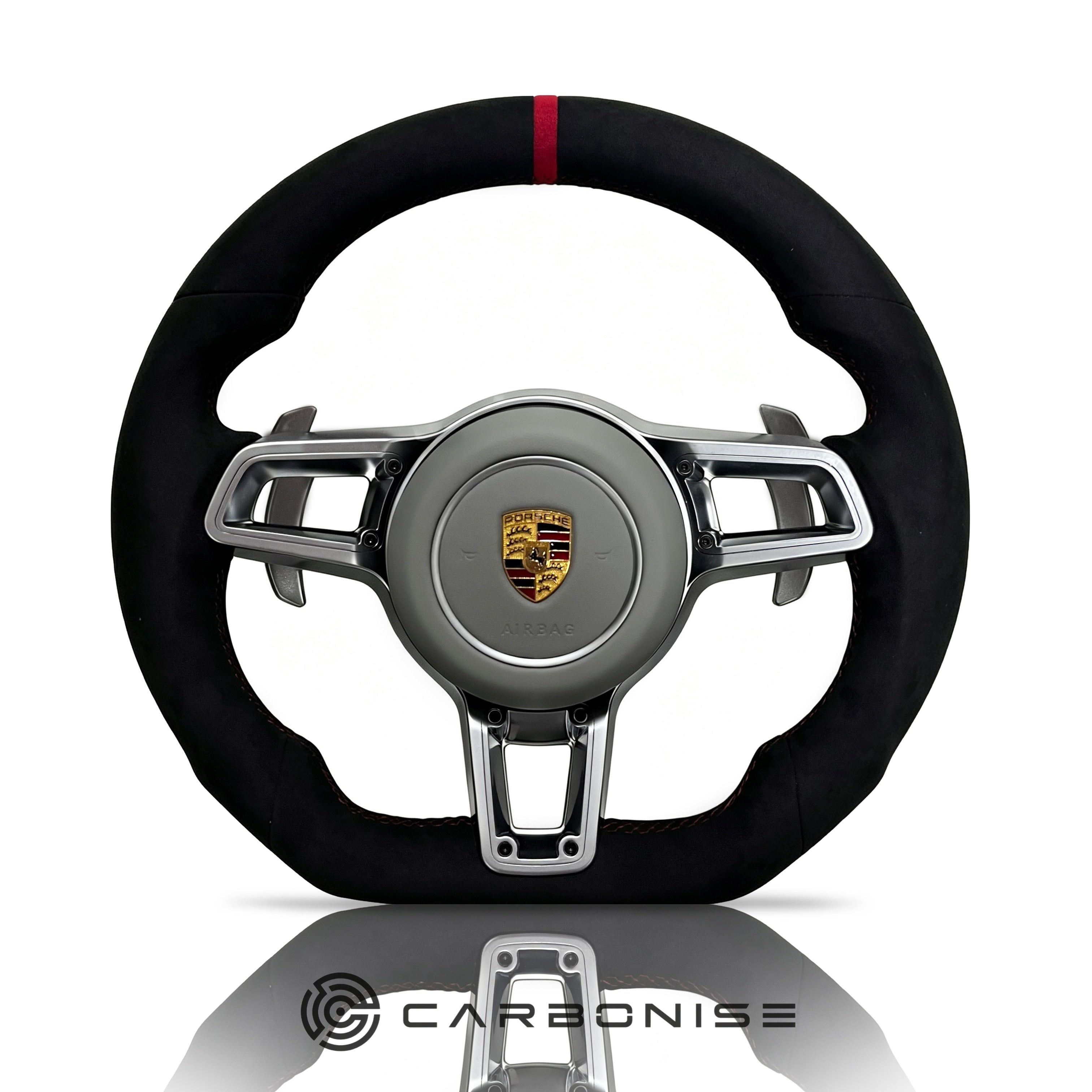 Porsche Steering Wheel (Alcantara)@6