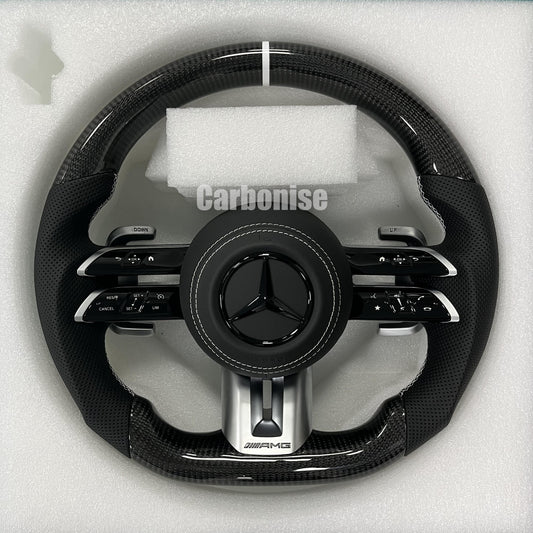 Mercedes-Benz Carbon Fiber Steering Wheel #Q18