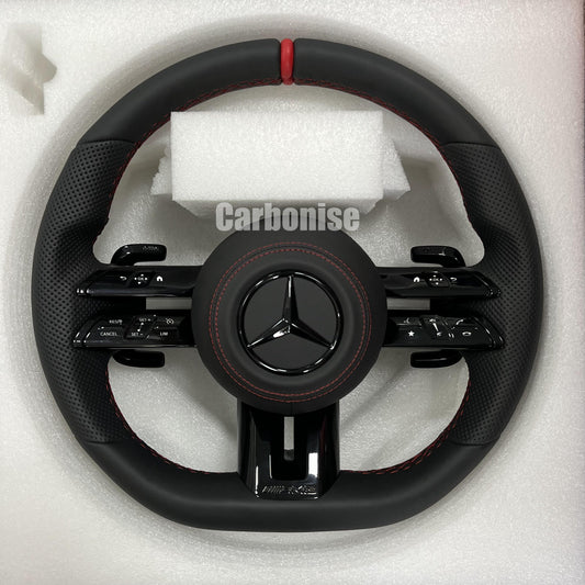 Mercedes-Benz Full Leather Steering Wheel #Q24