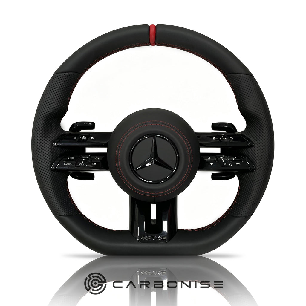 Mercedes-Benz Steering Wheel (Smooth Leather+Perforated Leather) #Q24