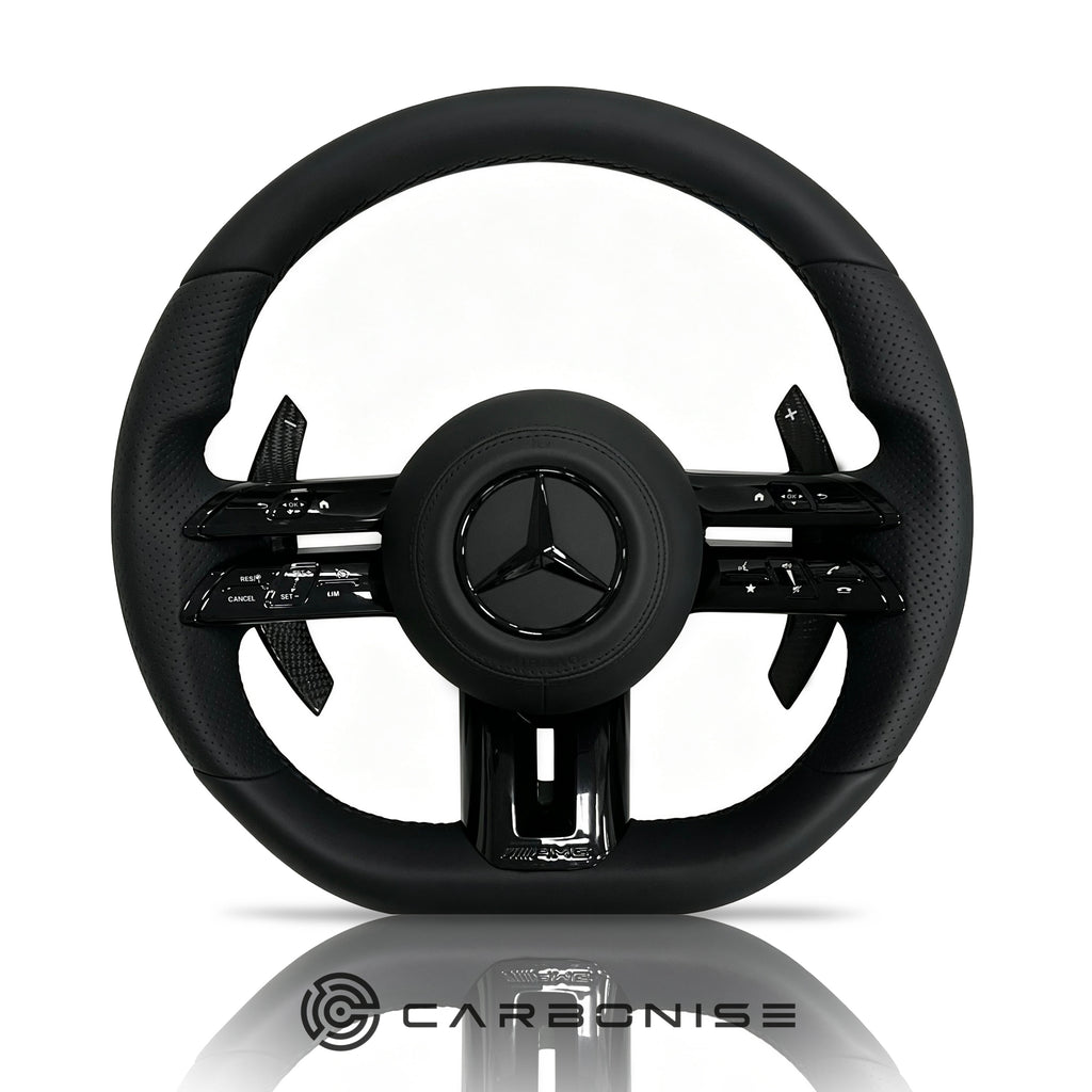 Mercedes-Benz Steering Wheel (Smooth Leather+Perforated Leather) #Q29