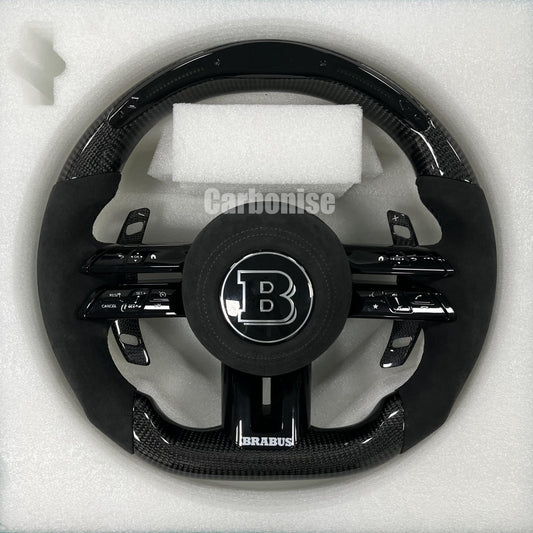 Mercedes-Benz BARBUS Edition Carbon Fiber Steering Wheel #Q37