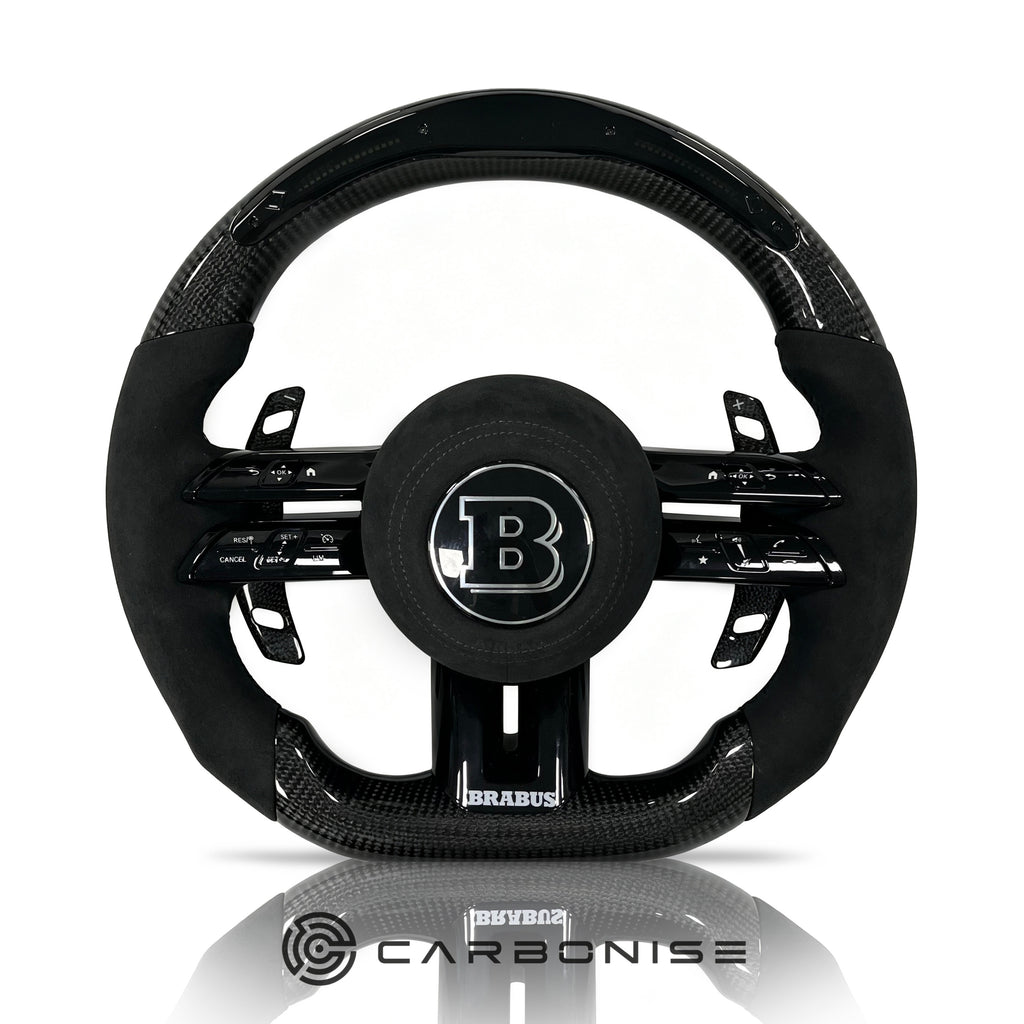 Mercedes-Benz Steering Wheel (Carbon Fiber+Alcantara) #Q37