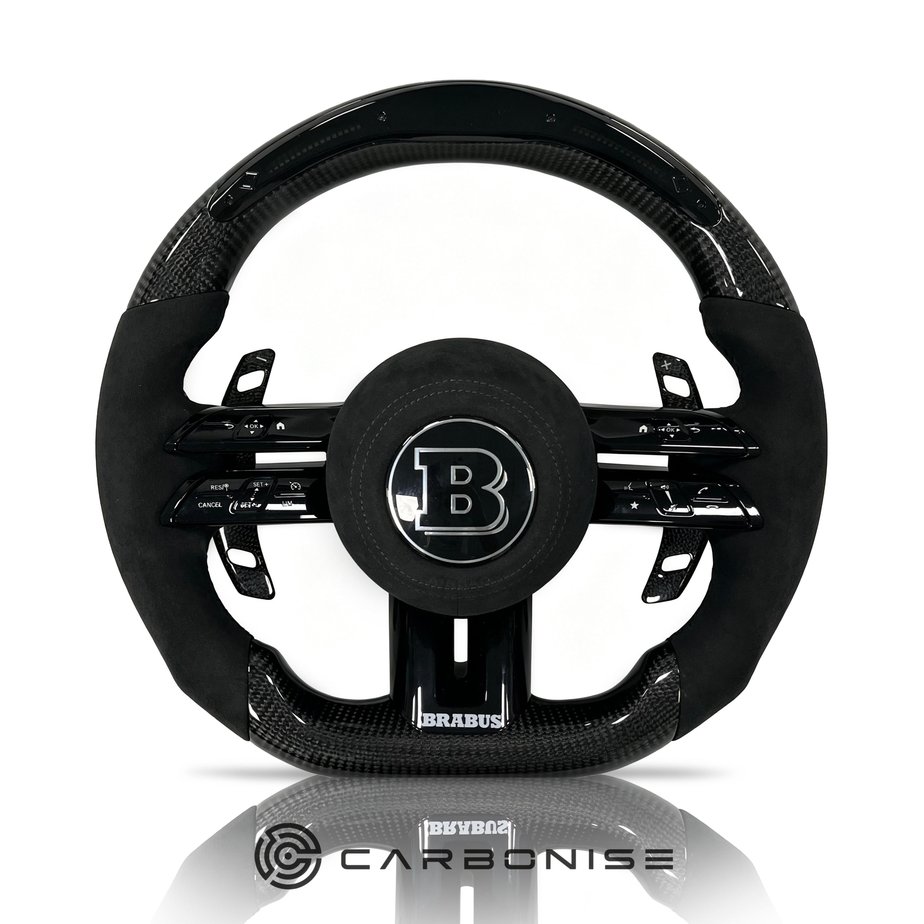 Mercedes-Benz Steering Wheel (Carbon Fiber+Alcantara) #Q37