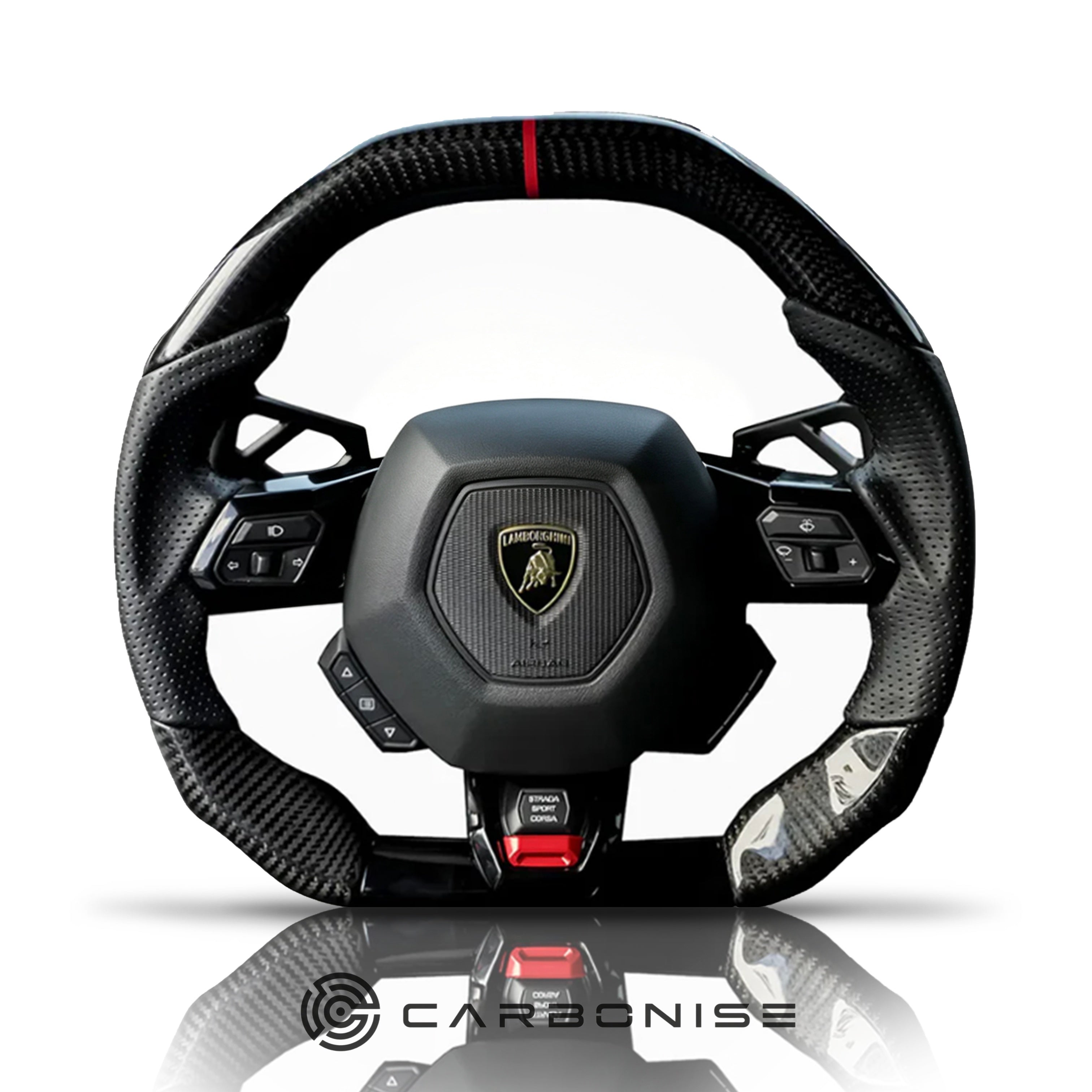 Lamborghini Huracan Steering Wheel (Carbon Fiber+Alcantara)