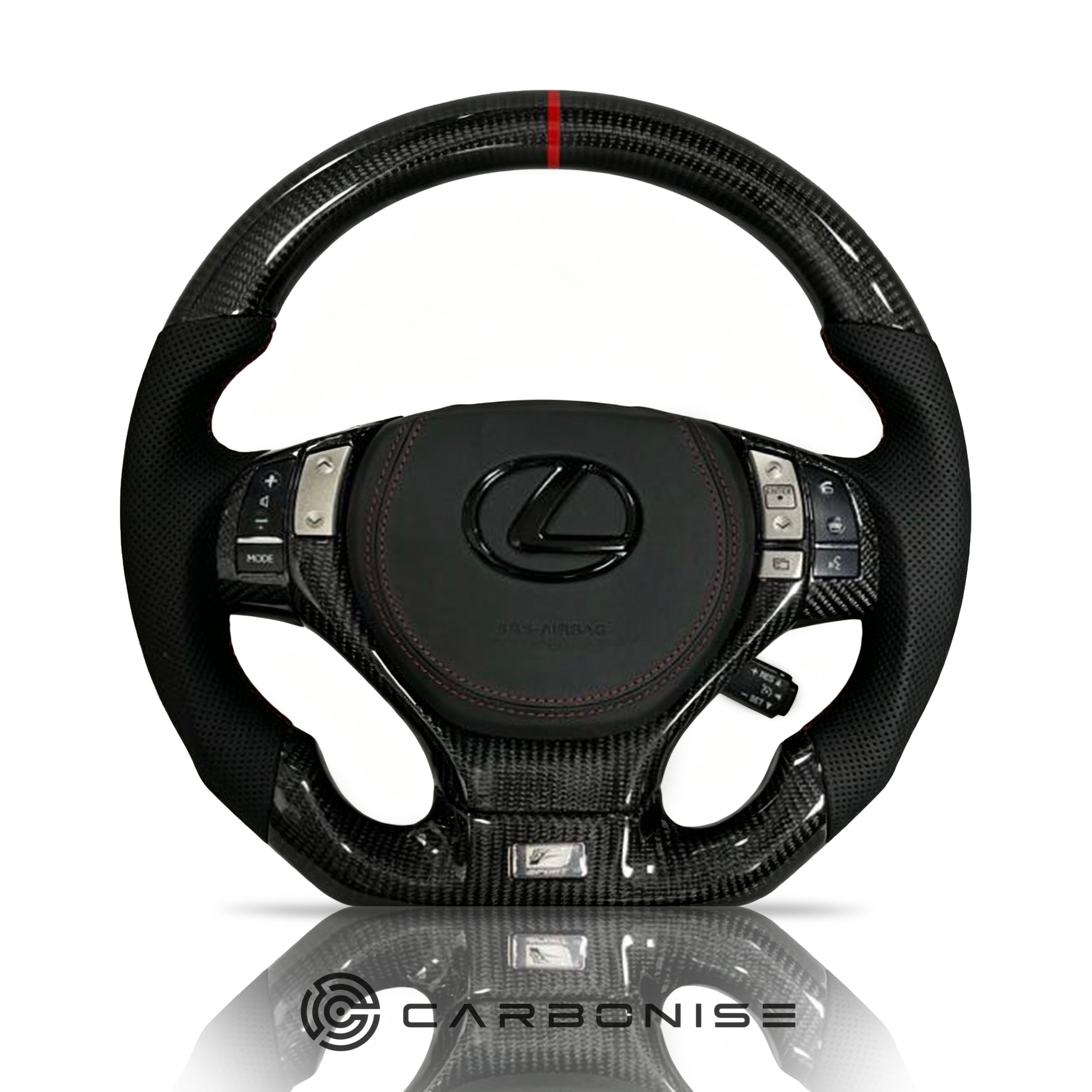 Lexus GS/ES/RX Steering Wheel (Carbon Fiber+Perforated Leather)