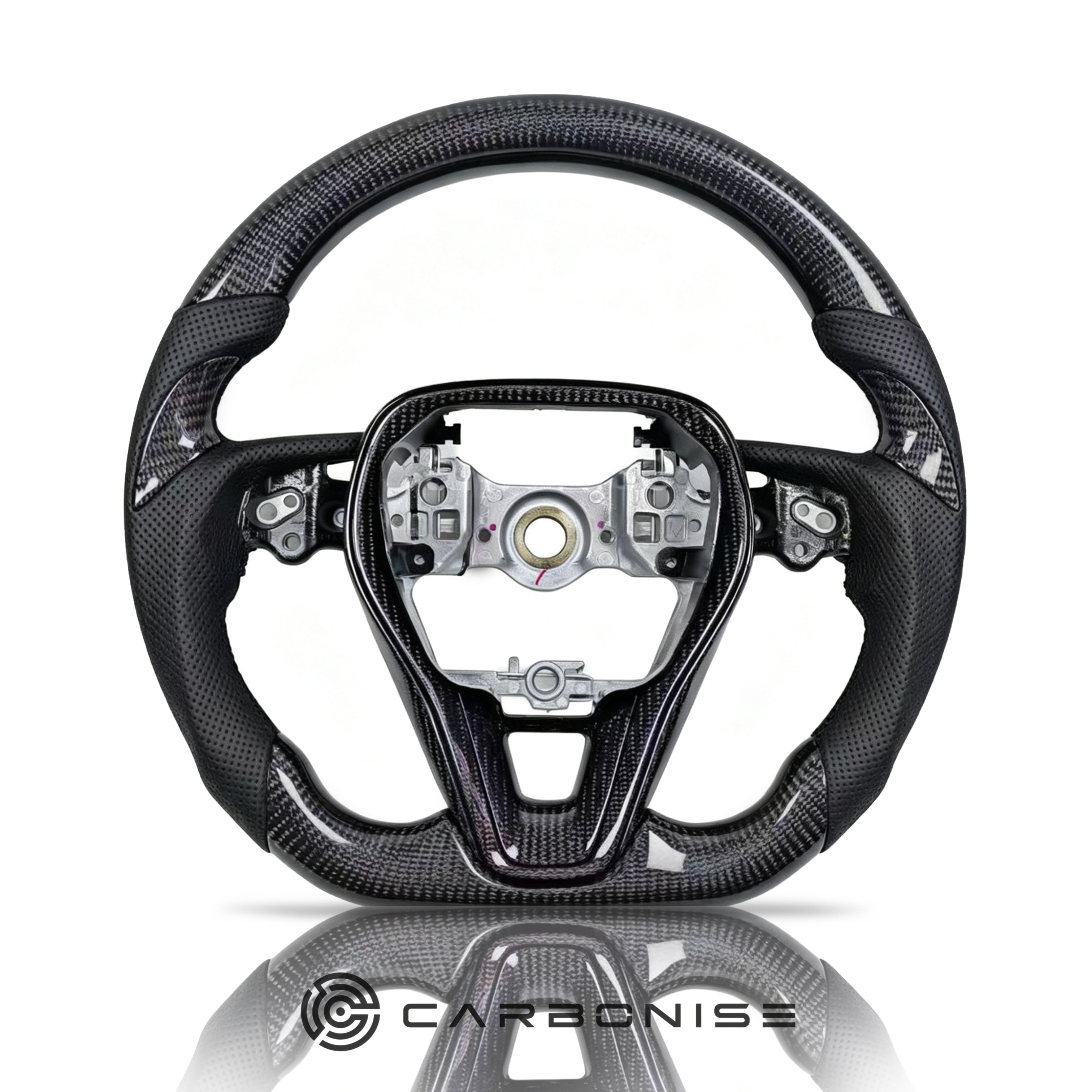 Toyota Corolla/Crown/Camry/Rav4/Harrier (Carbon Fiber+Perforated Leather) @1