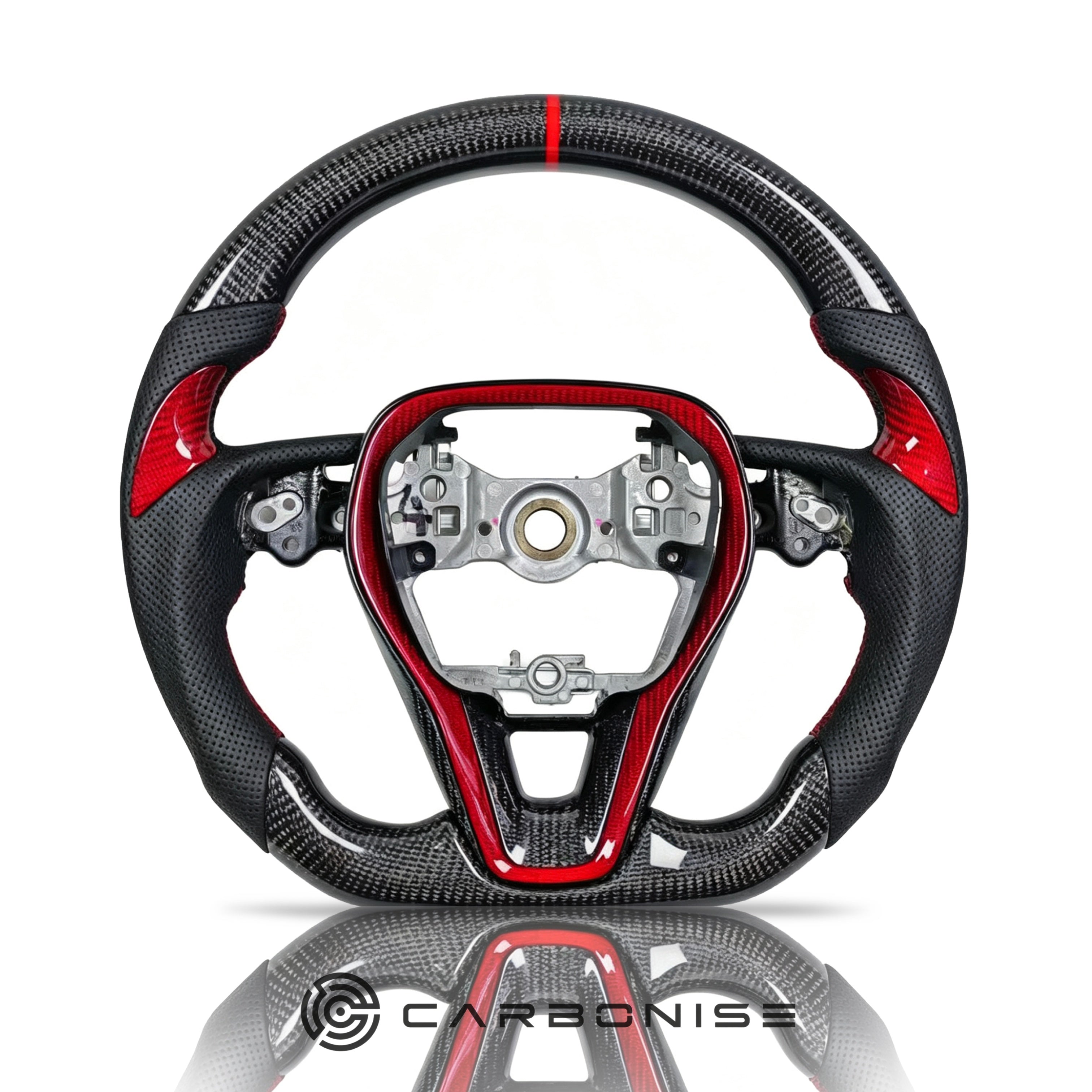Toyota Corolla/Crown/Camry/Rav4/Harrier (Carbon Fiber+Perforated Leather) @2