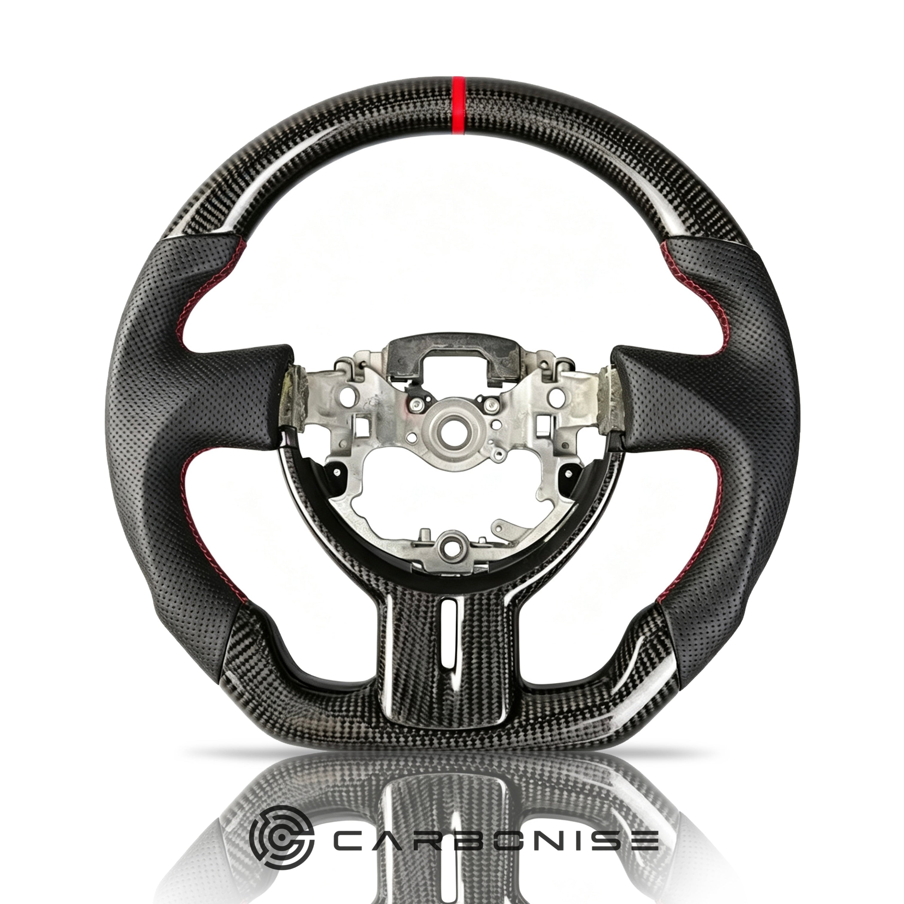Toyota GT86 Steering Wheel (Carbon Fiber+Perforated Leather) #01