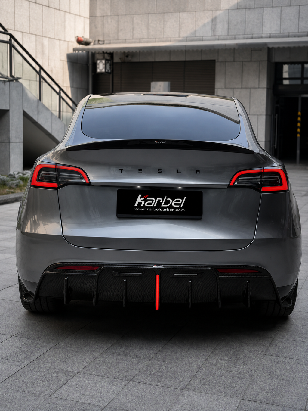 Karbel Carbon Rear Spoiler for Tesla Model Y / Performance Pre-preg Carbon Fiber
