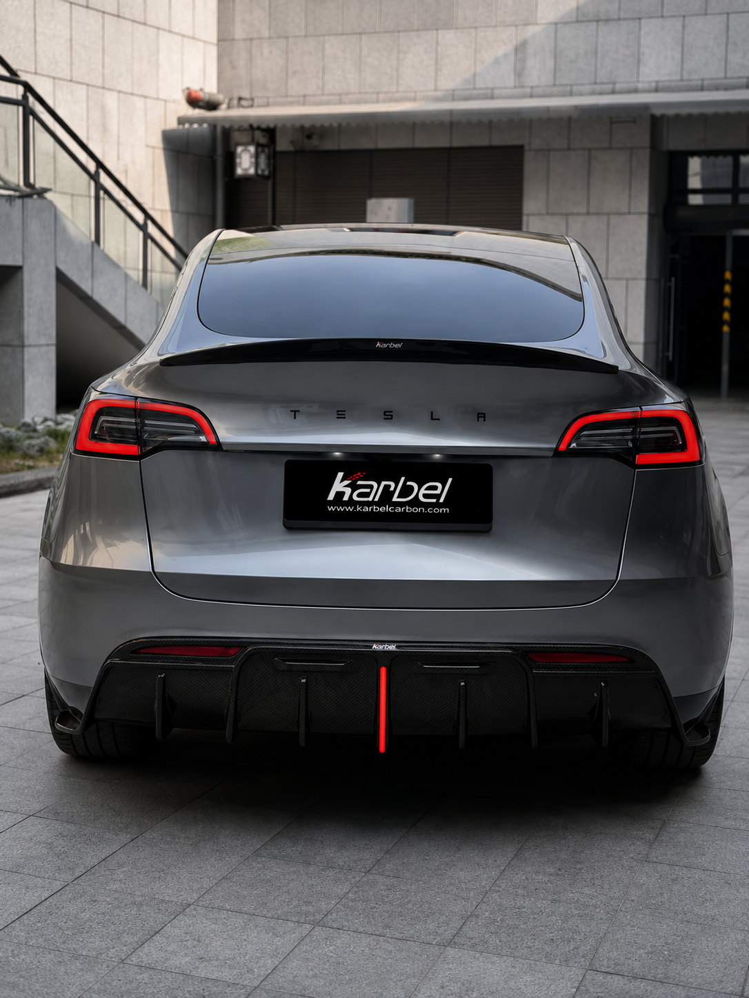 Karbel Carbon Rear Spoiler for Tesla Model Y / Performance Pre-preg Carbon Fiber