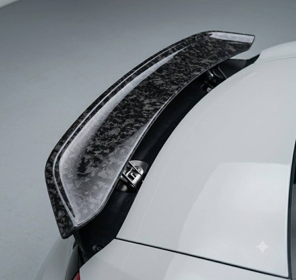 Karbel-Dry Carbon Rear Spoiler for Porsche 718 Cayman / GTS 2017-2025 Coupe Pre-preg Carbon Fiber