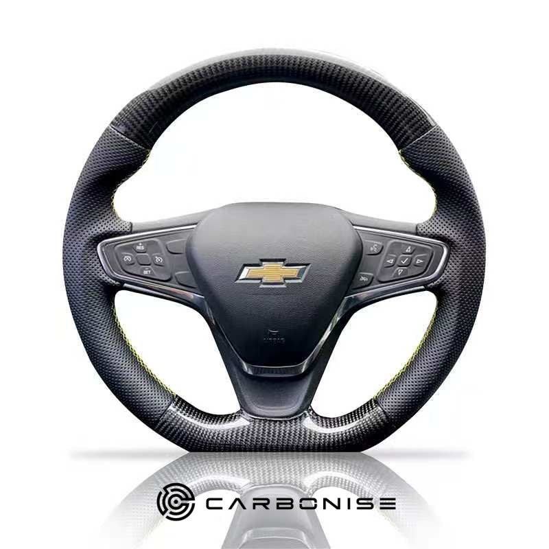 Chevrolet Steering Wheel(Carbon Fiber+Perforated Leather) @6