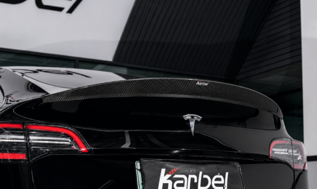 Karbel Carbon Rear Spoiler for Tesla Model Y / Performance Pre-preg Carbon Fiber