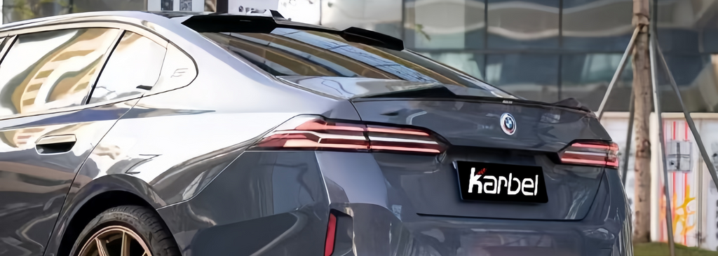 Karbel-Dry Carbon Fiber Spoiler for BMW i5 xDrive40/M60 & 540i/550e xDrive G60 G61 & M5 G90 2024-Onwards