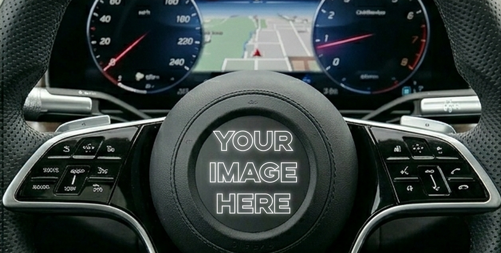 Custom Airbag Cover with Personalised Image | Made to Order