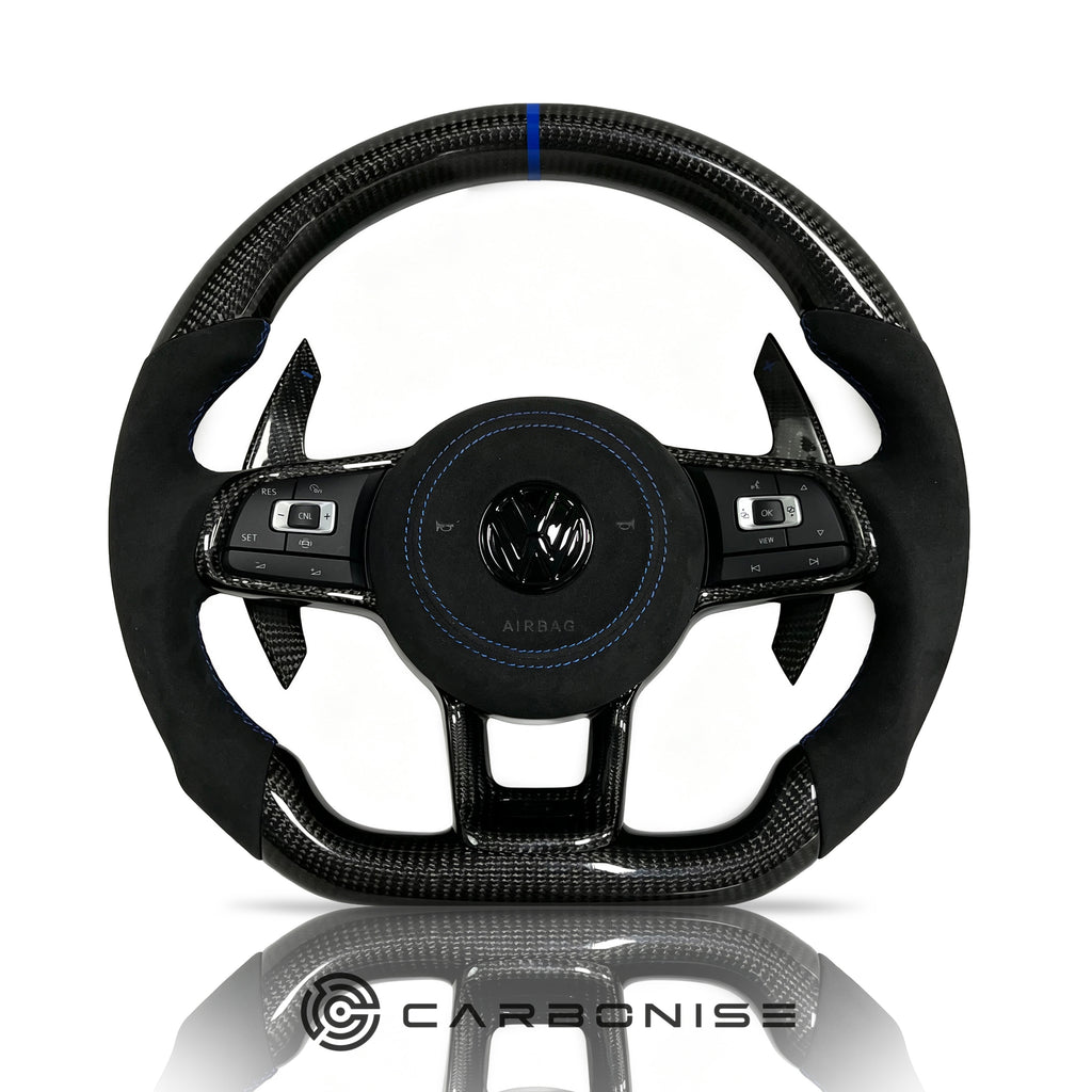 Volkswagen Golf Steering Wheel (Carbon Fiber+Alcantara) #01