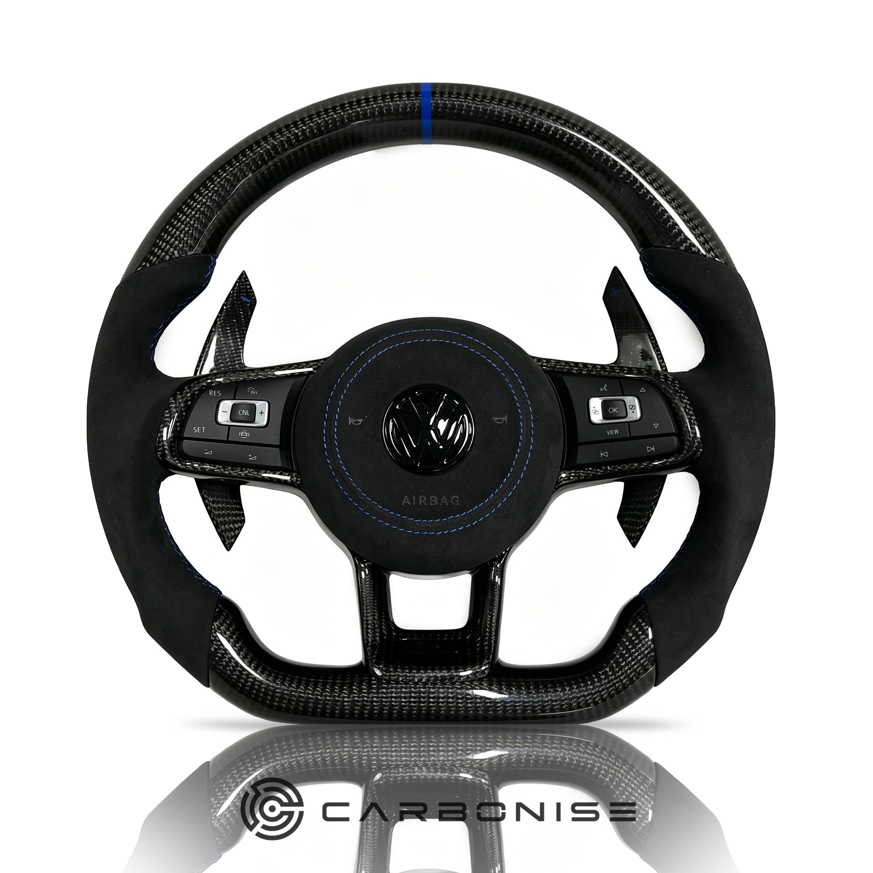 Volkswagen Golf Steering Wheel (Carbon Fiber+Alcantara) #01