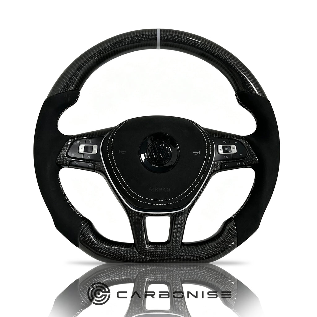 Volkswagen Golf Steering Wheel (Carbon Fiber+Alcantara) #02