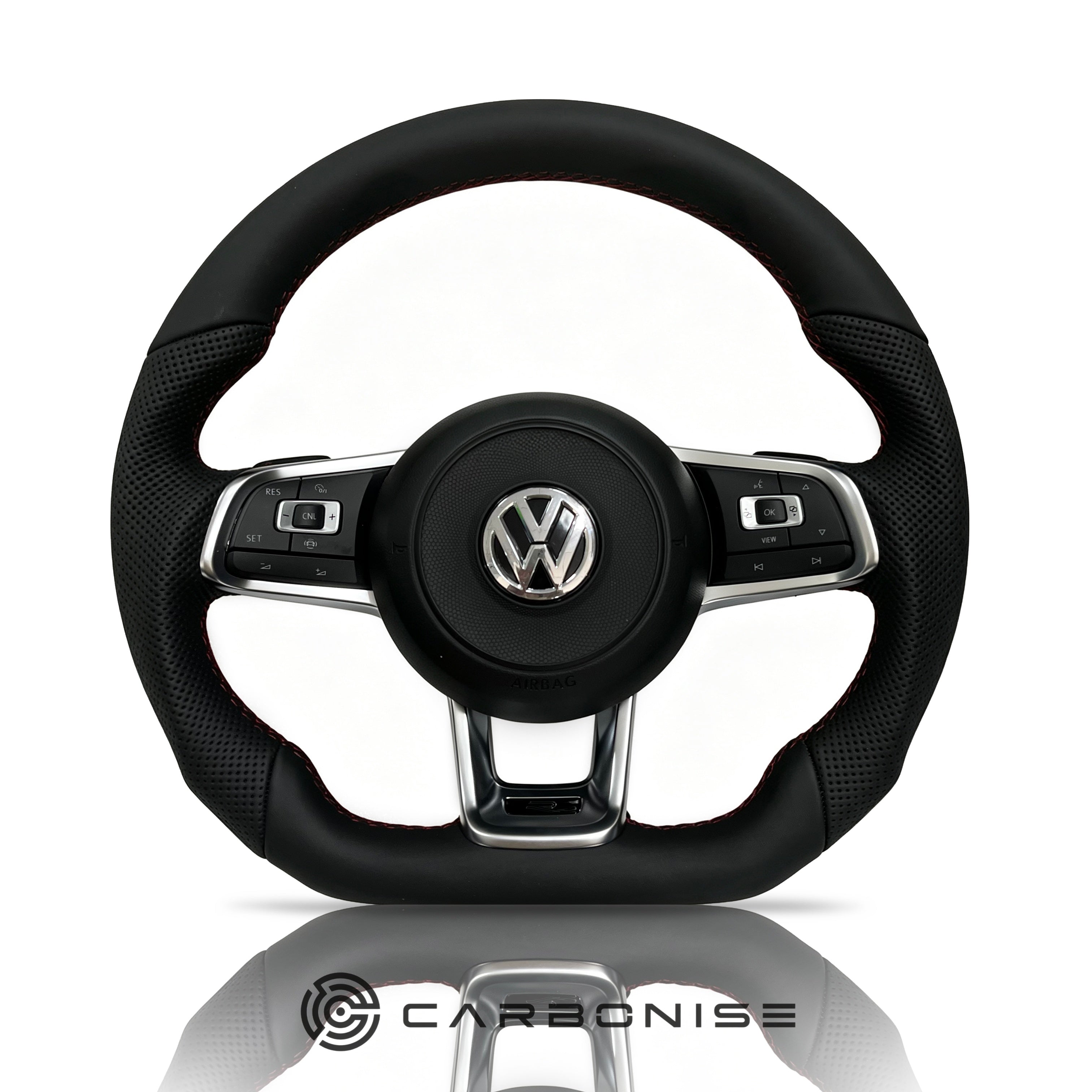 Volkswagen Golf Steering Wheel (Smooth Leather+Perforated Leather) #04