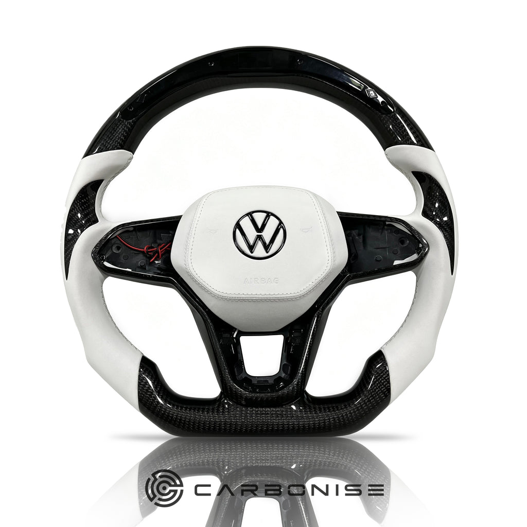 Volkswagen Golf Steering Wheel (Carbon Fiber+Smooth Leather) #07
