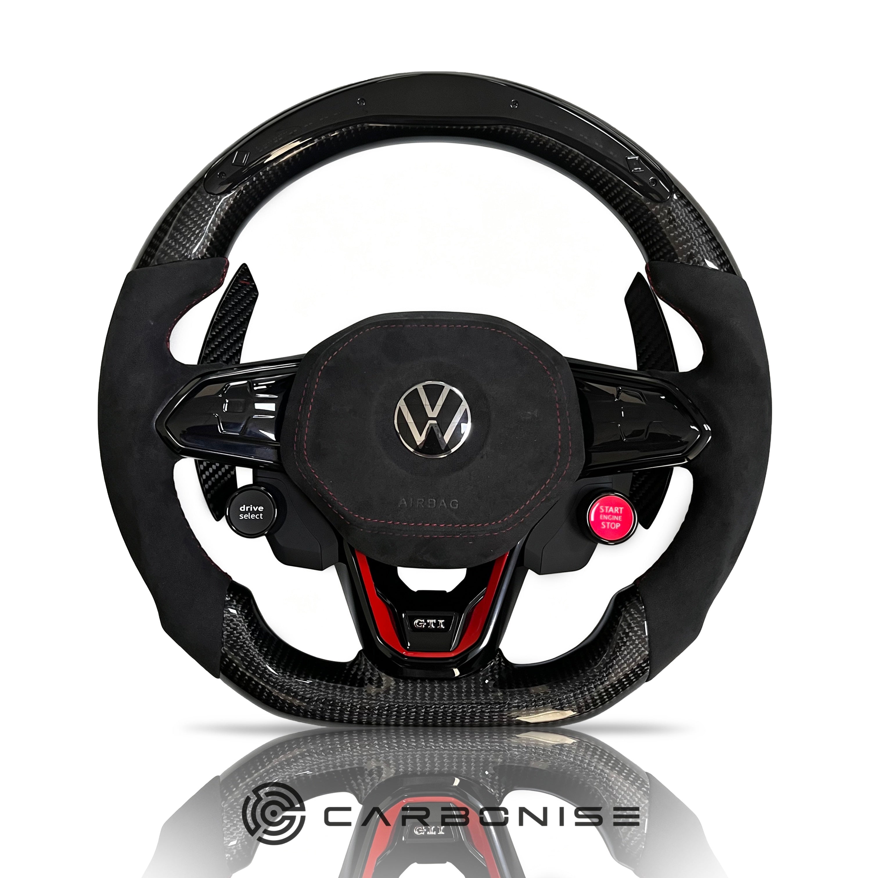 Volkswagen Golf Steering Wheel (Carbon Fiber+Alcantara) #20