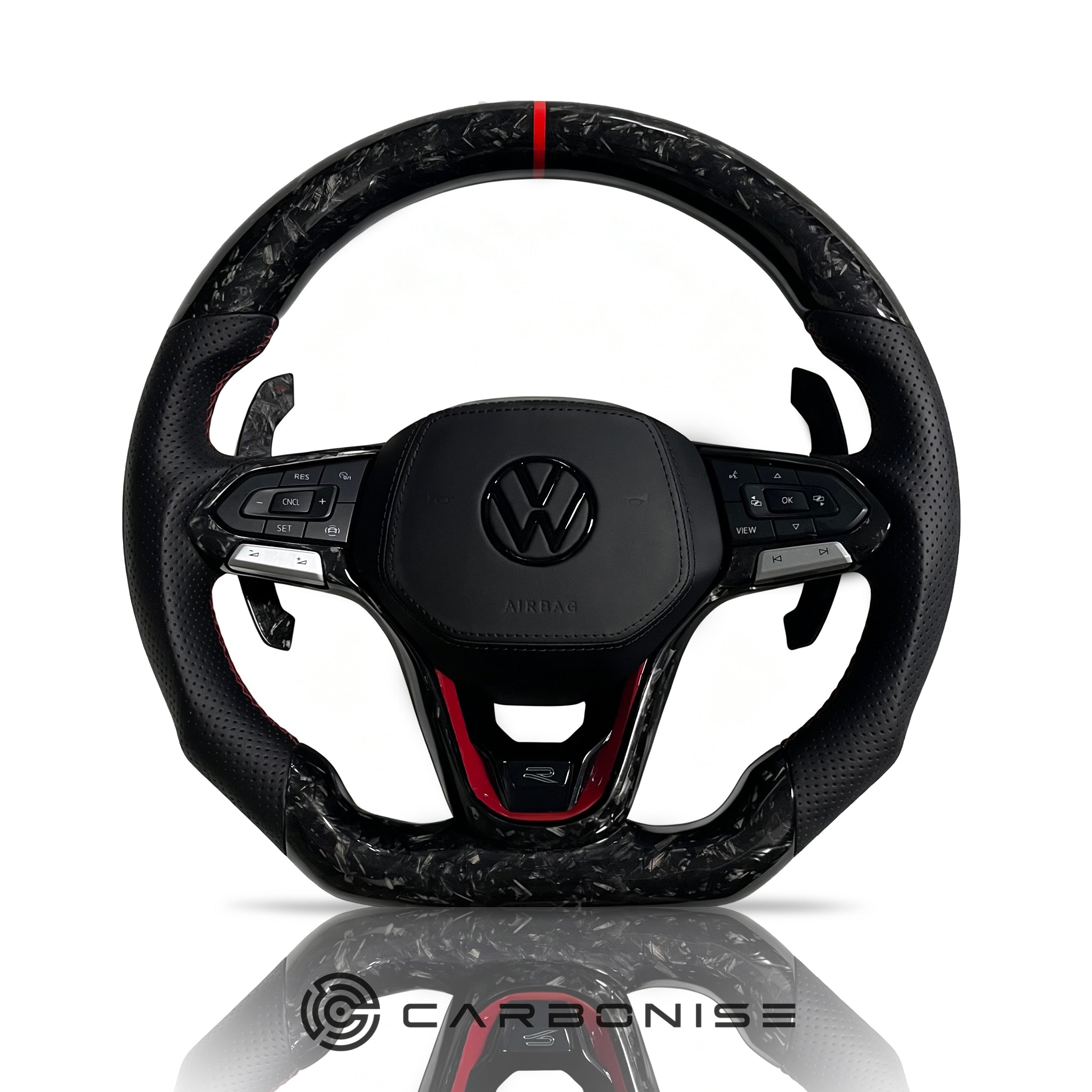 Volkswagen Golf Steering Wheel (Forged Carbon Fiber+Alcantara) #23
